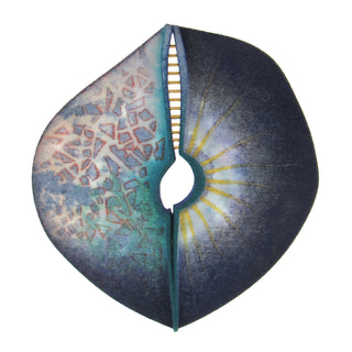 Rebekah Laskin: 3-D Hand Painted Brooch