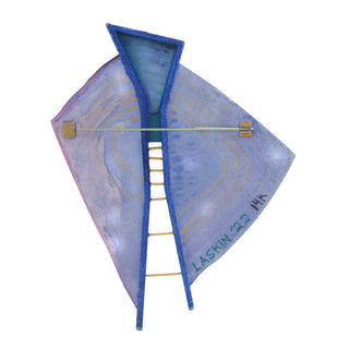 Rebekah Laskin: 3-D Hand Painted Brooch