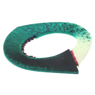 Rebekah Laskin: 3-D Hand Painted Brooch