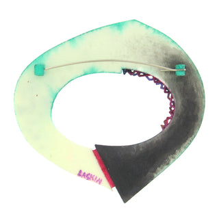 Rebekah Laskin: 3D Printed Hand Painted Brooch