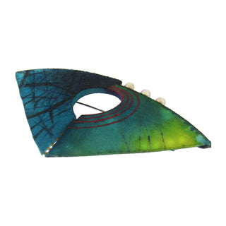 Rebekah Laskin: 3-D Hand Painted Brooch
