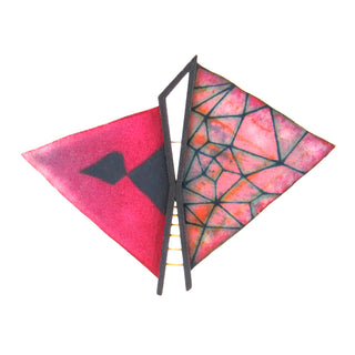 Rebekah Laskin: 3-D Hand Painted Brooch