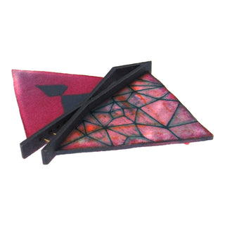 Rebekah Laskin: 3-D Hand Painted Brooch