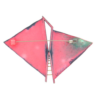 Rebekah Laskin: 3D Printed Hand Painted Brooch