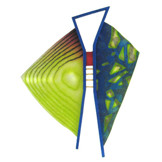 Rebekah Laskin: 3-D Hand Painted Brooch