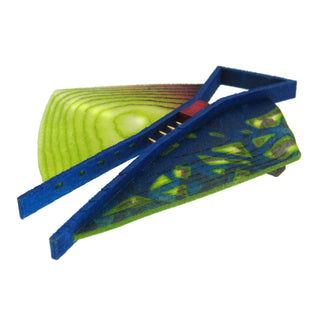 Rebekah Laskin: 3-D Hand Painted Brooch