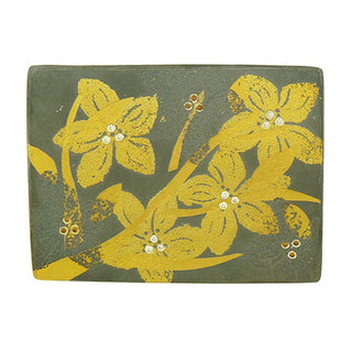 Peter Schmid: Fused Flower Brooch Pendant