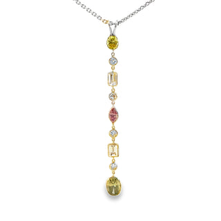 Fancy Diamond Pendant Necklace