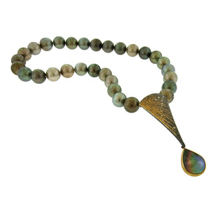 Atelier Zobel: Tahiti Pearl and Diamond Vario Clasp Pendant