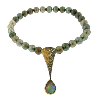 Atelier Zobel: Tahiti Pearl and Diamond Vario Clasp Pendant