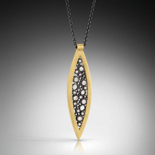Belle Brooke: Solar Flare Diamond Pendant Necklace