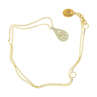 Belle Brooke: Teardrop Estrella Diamond Pendant