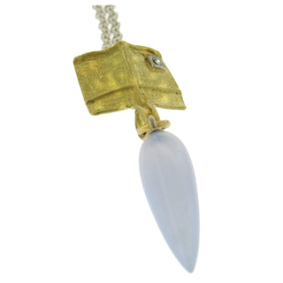 Marco Borghesi: Blue Chalcedony Pendant