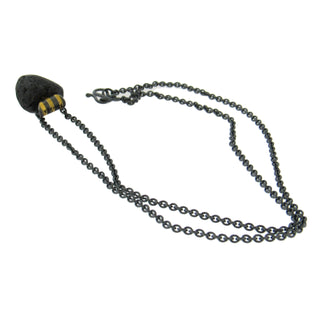 Atelier Zobel: Hematite Heart Necklace