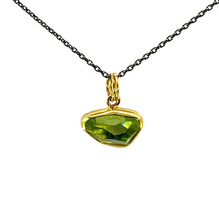 Margoni Studio: Peridot Pendant Necklace