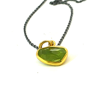 Margoni Studio: Peridot Pendant Necklace