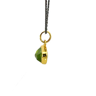 Margoni Studio: Peridot Pendant Necklace