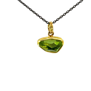 Margoni Studio: Peridot Pendant Necklace