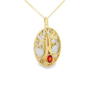 Alishan: 'Tree of Life" Sapphire Necklace