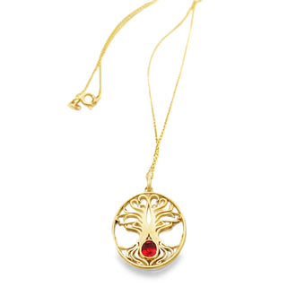 Alishan: 'Tree of Life" Sapphire Necklace