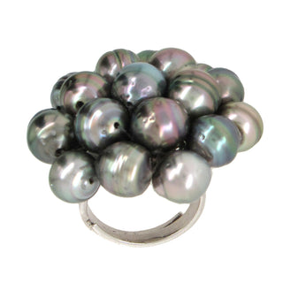 Tahitian Pearl Cluster Ring