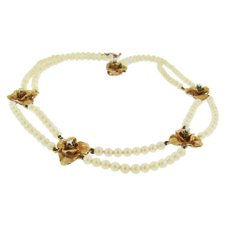 Vintage Pearl Garland Choker Necklace
