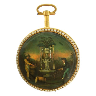 Swiss 18th Century Automaton Pocket Watch