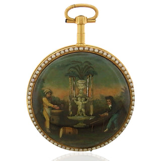 Swiss 18th Century Automaton Pocket Watch