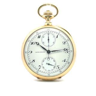 18K Patek Philippe Chronograph Pocket Watch