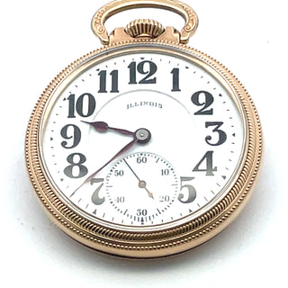 Gold-Filled Illinois 50mm Pocket Watch