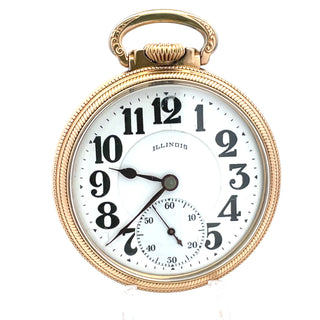 Gold-Filled Illinois 50mm Pocket Watch