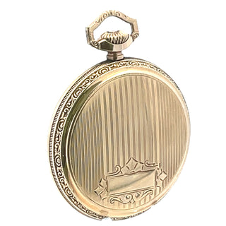 Gold-filled Illinois Railroad Pocket Watch