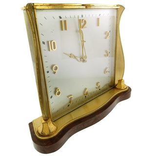 Swiss Scroll Mantel/Desk Clock