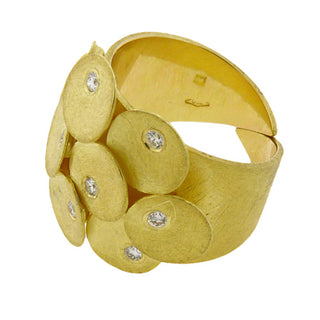 18K and Diamond Cluster Ring