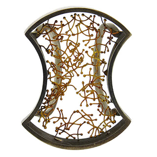 Arata Fuchi: Sterling and Woven Pure Gold Ring