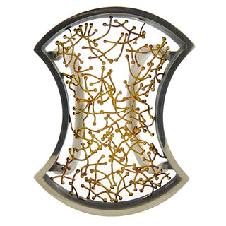 Arata Fuchi: Sterling and Woven Pure Gold Ring