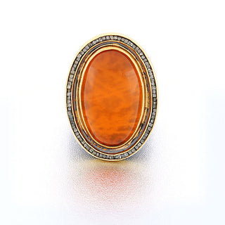 Magnificent Fire Opal Cocktail Ring