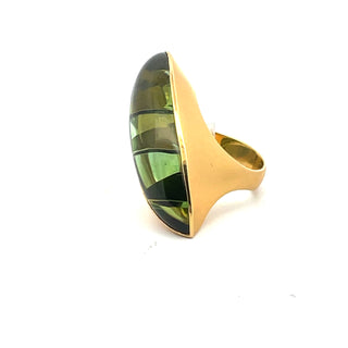 Tom Munsteiner: Tourmaline Diagonal Ring