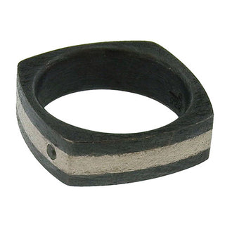 Mens Palladium & Sterling Ring