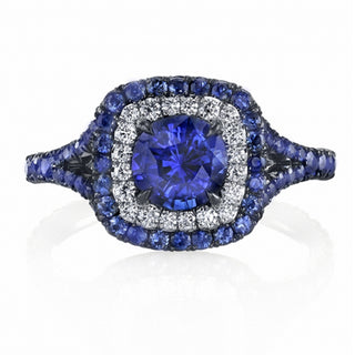 Omi Prive: Sapphire Solitaire Ring
