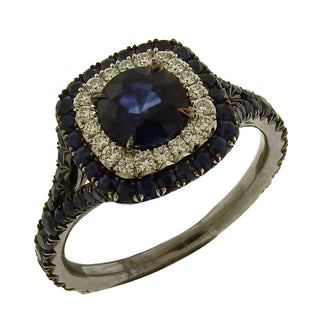 Omi Prive: Sapphire Solitaire Ring