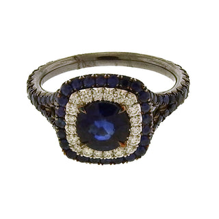 Omi Prive: Sapphire Solitaire Ring