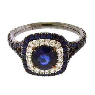 Omi Prive: Sapphire Solitaire Ring