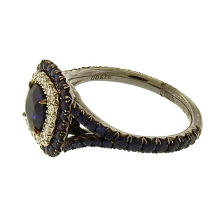 Omi Prive: Sapphire Solitaire Ring