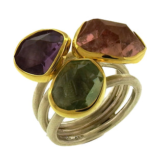 Margoni Studio: Amethyst Morganite Ring