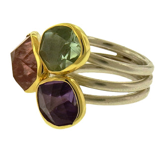 Margoni Studio: Amethyst Morganite Ring