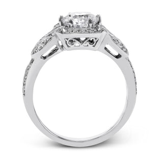 Simon G: Filigree Engagement Ring