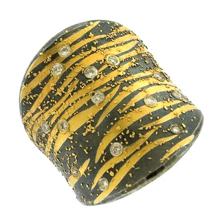 Atelier Zobel: Diamond Cigar Band Style Ring