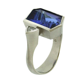 Tom Munsteiner: Tanzanite Diamond Ring