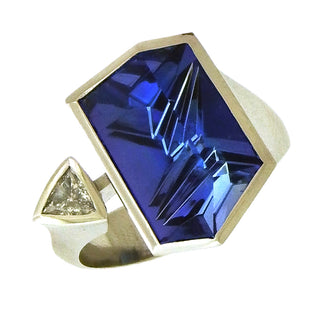 Tom Munsteiner: Tanzanite Diamond Ring